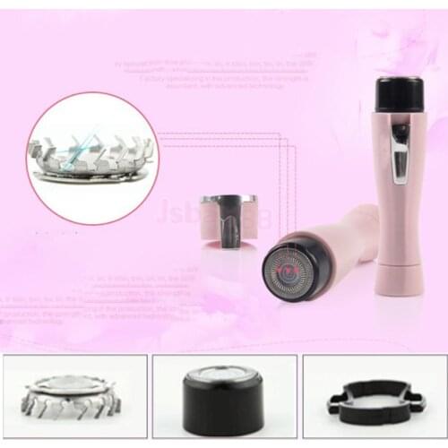 Waterproof Women Face Lip Leg Bikini Line Armpit Facial Hair Remover Grooming Trimmer Shaver Pocket Size