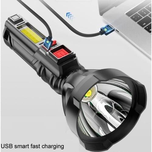 XHP500 most powerful led flashlight torch usb S830 rechargeable tactical flashlights hand lamp Outdoor lighting free shpping 2pc