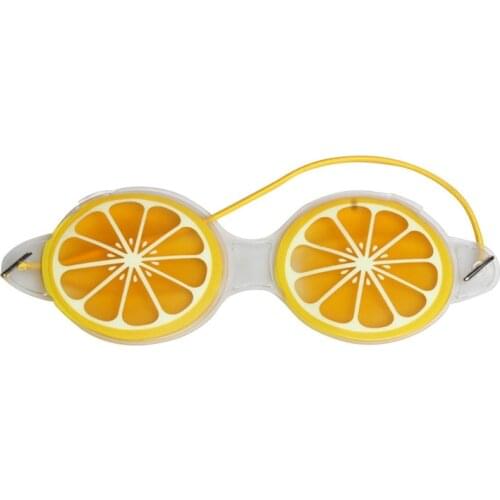 1pcs Fruit ice compress eye mask fatigue Relieve remove black eye bags Soft Beauty Sleeping Gel Eye Patch Beauty Tool