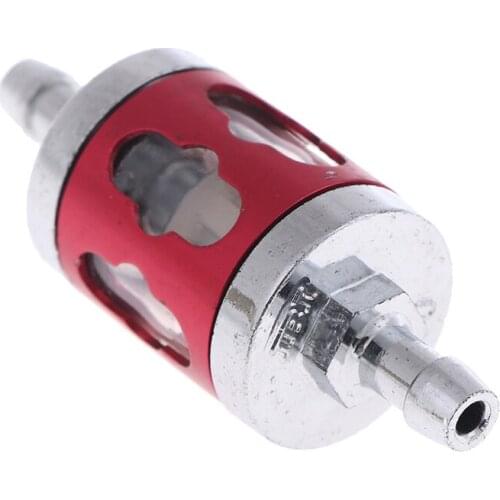 New 1pc Motorcycle Gas Fuel Filter Fits 8mm 1/4'' Inline Universal Hose Filters