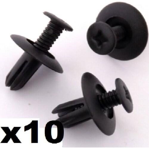 10x Interior Trim Clips- Interior Fascia Panels & Boot Linings fits For Kia Hyundai