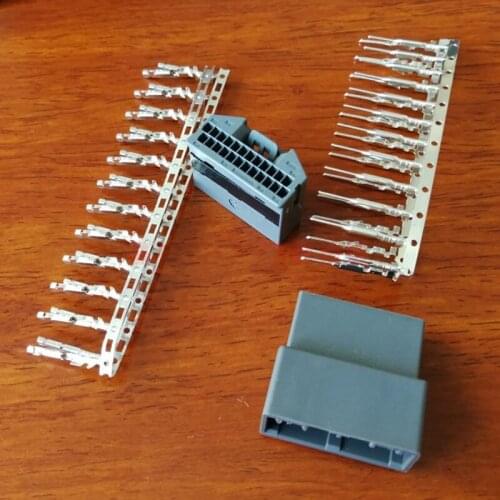 24Pin Car reversing radar male and female plug connector with terminal Honda Accord