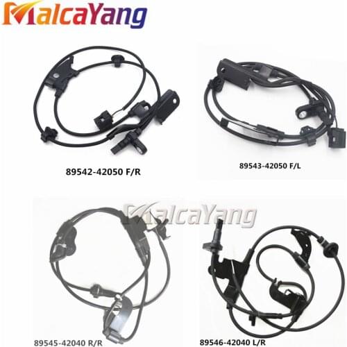 4pc/lot Front Rear Left Right ABS Wheel Speed Sensor for Toyota RAV4 2.4 2.5 3.5 89546-42040 89545-42040 89542-42050 89543-42050