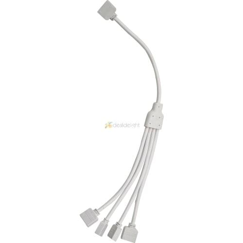 6 Pin 2.0mm RGBCCT Splitter Connector 1 to 2 1 to 3 1 to 4 Female to Female Connector Cable for RGB+CCT LED Strip Light