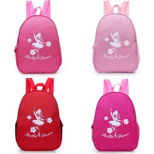 Ballet Dance Bag DancerS Handbag For Girls Women Dancer Embroidered Clutchv Backpack Bags Red Water-Proof Fabric Bags