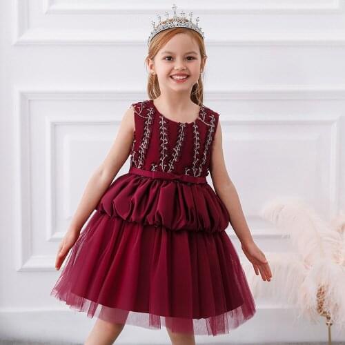 Gown Tutus Girls Princess Children Pageant Birthday Party Prom Wedding Bridesmaid Evening Infant Summer Dresses Kids Vestidos