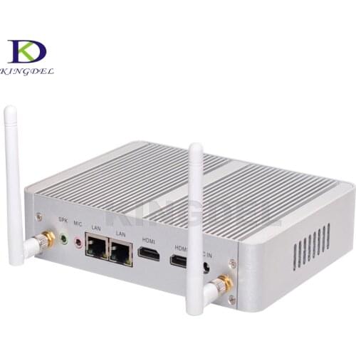 Fanless mini pc Celeron N3150 Quad Core windows 10 Intel HD Graphics 1.6GHz HDMI VGA nettop computer 8G RAM 256G SSD desktop HDD