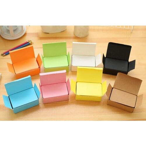 Paper Blank Index Flash Cards DIY Greeting Quick Message Holiday Stock Birthday Stickers Flashcards 90 Sheets Diary Decoration