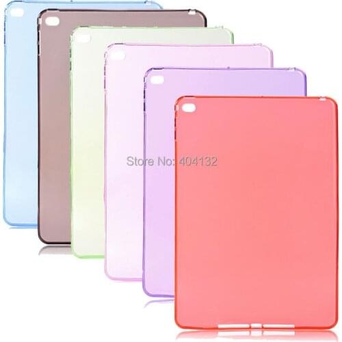 Soft Gel TPU Back Cover For Apple iPad Air 2 (iPad 6)/ iPad Air (iPad 5) Transparent Case Protecitve Skin 500PCS/Lot