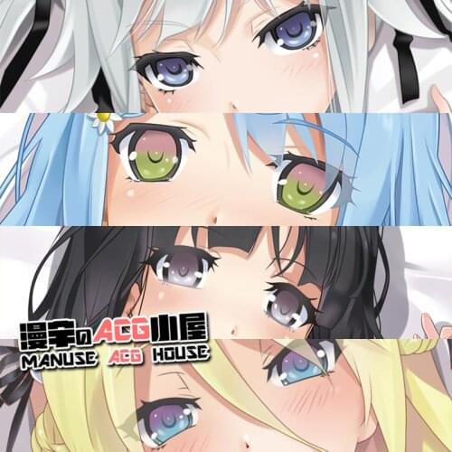 Anime Game Bishoujo Mangekyou Kagarino Kirie Renge Dakimakura Hugging Body Pillow Case Cover Pillow Cushion Cover Bedding Gift