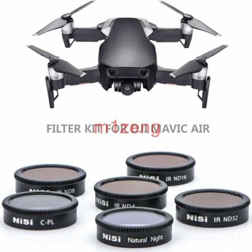 Cpl+nd4+nd8+nd16+nd32+natural night Lens Filter Protector kit for DJI mavic air drone camera