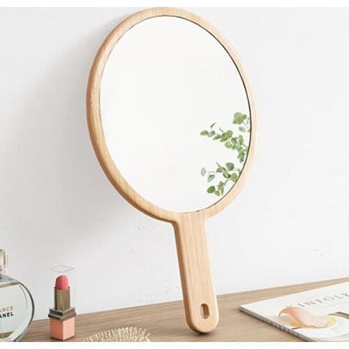 Decorative Mirror Miroir Decoratif Espejos Decorativos De Pared Decoracion Salon Casa Decoration Mural Wooden Small Retro Nordic