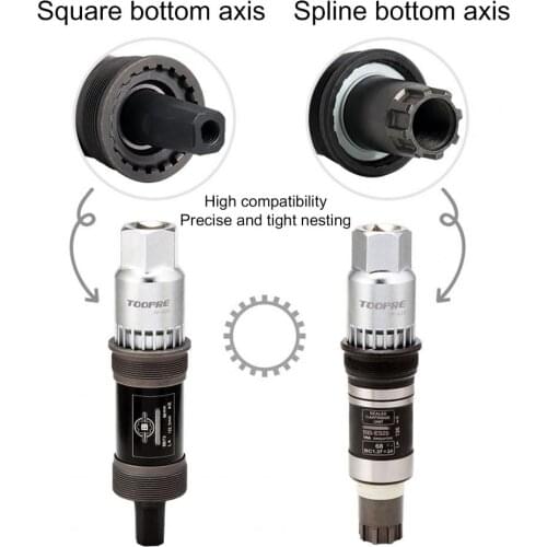 TOOPRE Bottom Bracket Remover 20 Teeth Square Hole Spline Repair Wrench for Mountain Road Bike High Carbon Steel Repair Spanner