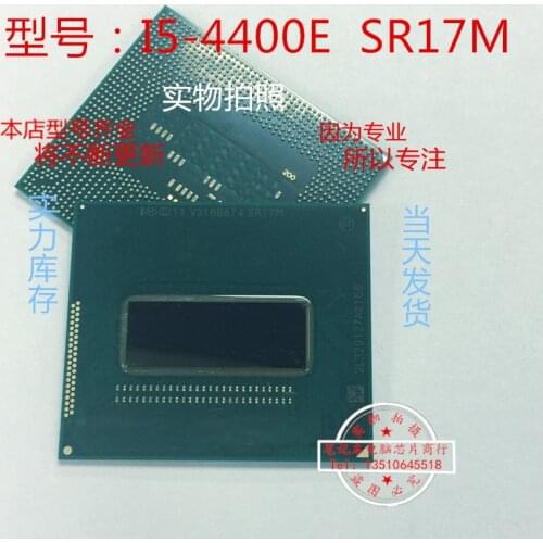 I5-4400E SR17M Core i5-4400E Dual CR 3.3GHz FCBGA1364 cpu