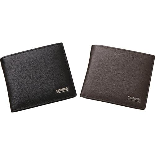 JINBAOLAI Small Short Leather Mens Wallet Male Wallet Bag Wallet Vallet Card Money Persian world Wallet