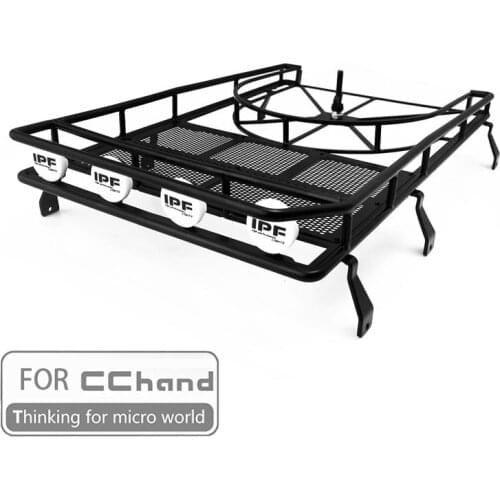 Metal roof rack+tire holder for CChand RC4WD D90 D110