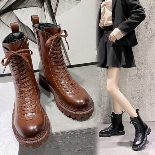2020ins autumn and winter super fire fashion womens boots