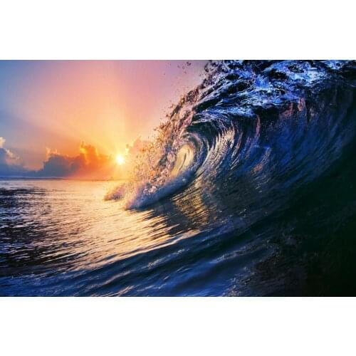 Lot style Choose NEW BEAUTIFUL WAVE BREAKING SCENE BEACH SURF SEA Art print Silk poster Home Wall Decor