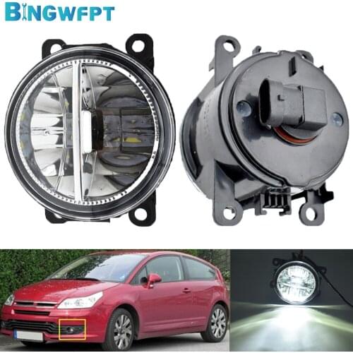 Fog Lamp Assembly DRL Fog Light H11 LED 12V Headlights For Citroen C3 C4 C5 C6 C-Crosser Xsara Picasso 1999-2015
