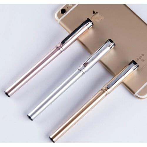 12pcs neutral pen office student water-based pen 0.5mm black business signature pen carbon pen