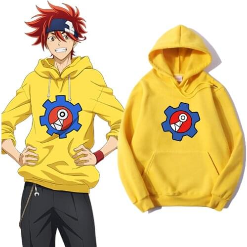 ANIME SK8 The Infinity Hoodie Reki Cosplay Yellow Womens Men Sweatshirts Casual Streetwear Pullover Coat Hoodies
