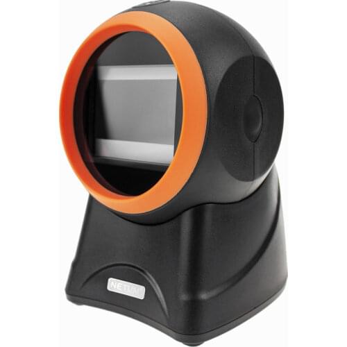 NT-2050M 2D / QR Omnidirectional Barcode Scanner pdf417 AND NT-2030 1D Flatbed Desktop Bar code Reader for Store NETUM