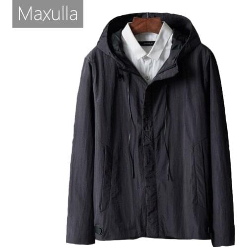 Maxulla wind thin jackets men long sleeve breathable windbreaker men outdoor wear wind coat male casualwear Mla045