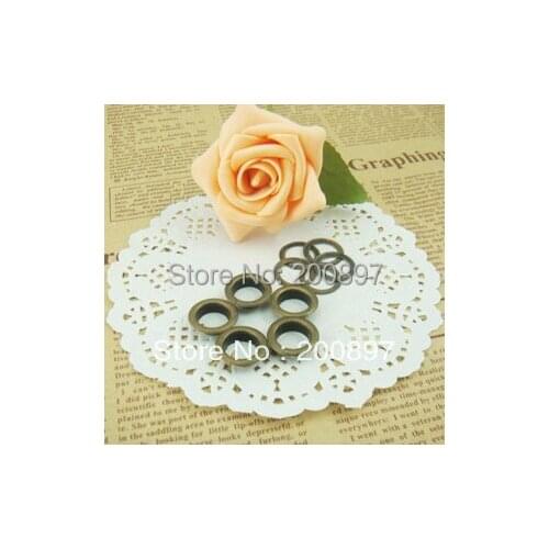 Inner dia.10mm antique brass metal eyelets DIY eyelets for garment or bags 200set/lot
