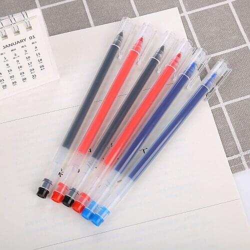 High-capacity giant write neutral pen 0.5mm needle signed pen student examination office culture and teaching prize advertising
