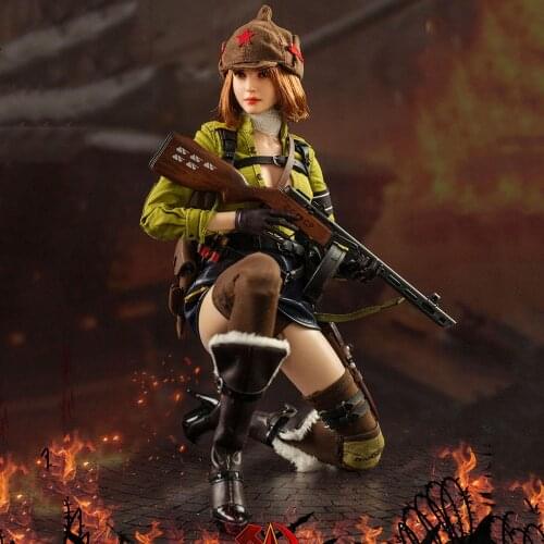 In Stock FS73036 Flagset 1/6 Scale Collectible Soviet Tank Lieutenant Galina Action Figure Model for Fans Collection Gifts