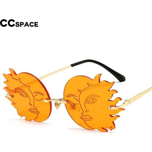 49134 Frameless Funny Sunglasses Party Men Women Fashion Shades UV400 Vintage Glasses