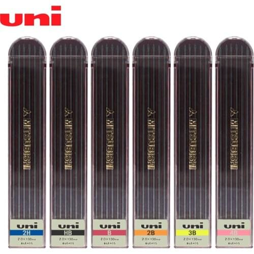 6 Pieces / Box UNI 2.0MM Lead Imported From Japan Engineering Drawing Design Comics Special Lead 2.0mm