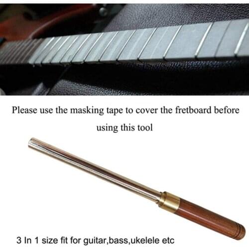 Baroque Diamond Guitar Fret Crowning Dressing File Narrow/Medium/Wide 3 Edges Guitar Repairing & Luthier Tools