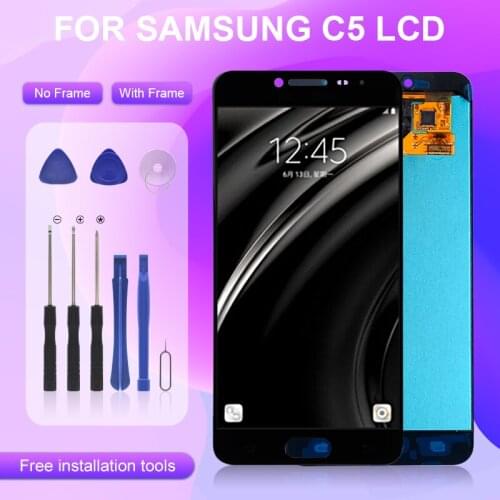 Catteny 5.2inch For Samsung Galaxy C5000 LCD With Touch Screen Digitizer Assembly C5 Display Replacement Free Shipping