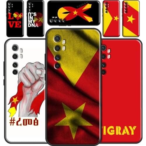 Tigray Flag Theme Case For POCO M3 Pro F3 POCO X3 Pro Cover For Xiaomi Mi 11 Ultra 9T 10T Pro Note 10 Lite