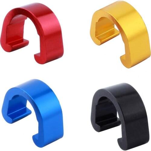 10Pcs U-shaped Buckle Wear-resistant Replaceable Bicycle Brake Guide Hose Buckle With High Hardness Suitable For Mountain Bikes