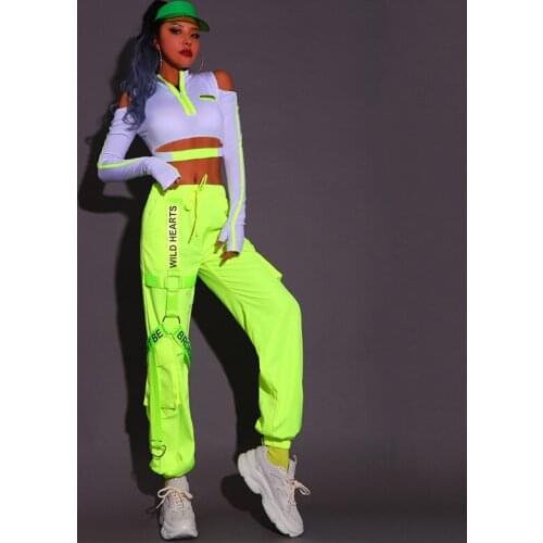 Cheerleader Costume For Adult Sexy Hip Hop Dance Clothes Jazz Dance Wear Stage Outfits Street Dance Clothes DJ SD Costume DL7010