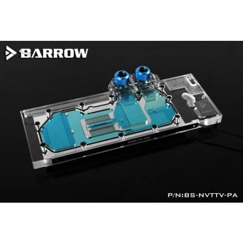 Barrow PC water cooling GPU cooler video card Graphics card Radiator for NVIDIA TITAN V Volta LRC2.0 BS-NVTTV-PA