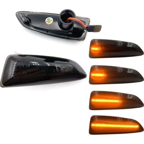 2PCS Blinker Light Dynamic Turn Signal Side Marker Light For Opel Astra J Astra J K Zafira C Insignia B Grandland X Sequential