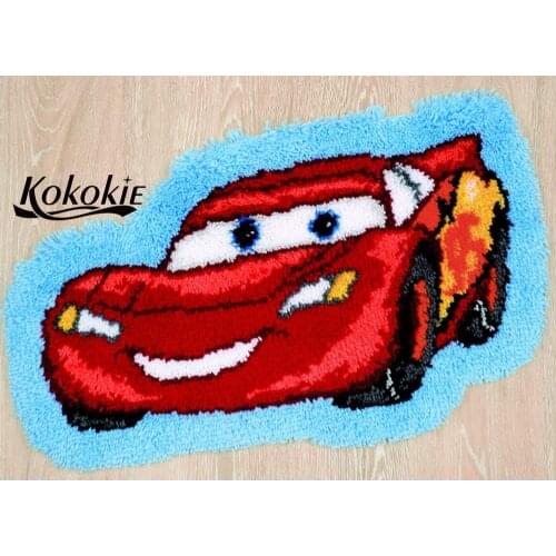 Decorative latch hook kits rug cushion mat 3d rug cartoon carpet handmade embroidery yarn Foamiran for crafts knooppakket