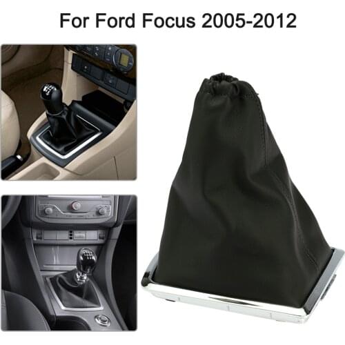 New Universal Gear Shift Lever Cover Gearstick Gaiter Boot Bellows Replacement for Ford Focus 2005-2012
