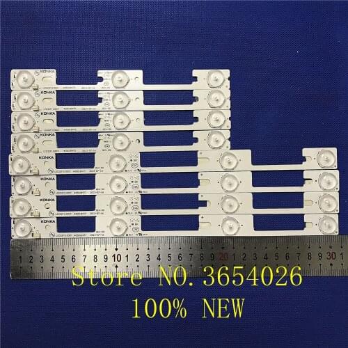 NEW 16PCS (8X4 LEDS* 6 V + 8X3 LEDs* 6 V ) New Universal Konka LED32F1100cf Light Bar 35018476 35018478