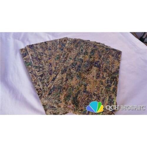New Zealand abalone paua shell mother of pearl laminate sheet for musical instrument and wood inlay 10pcs/lot qch106