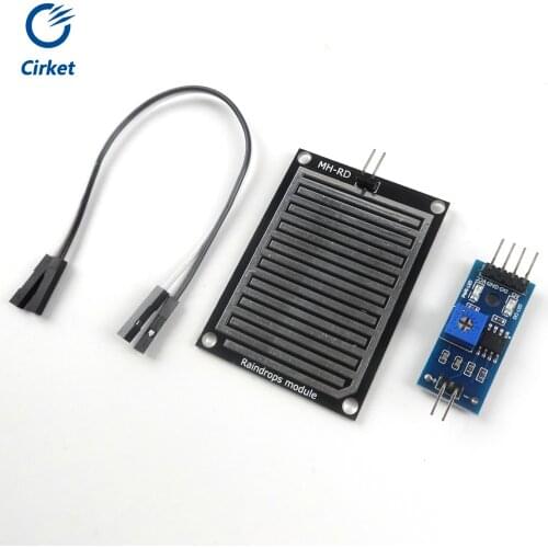 New Snow / Raindrops Detection Sensor Module Rain Weather Module Humidity For Arduino Raindrops Module