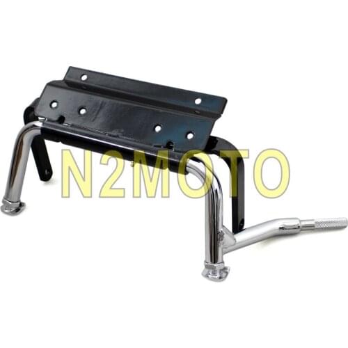 Motorcycle Adjustable Central Stand Service Center Holder for Harley Touring Road King Glide FLHR FLHT FLTR 1999-2008