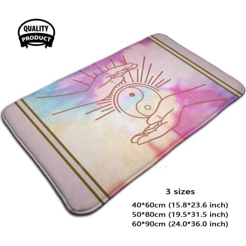 Rhythm Of The Universe - Tie - Dye 3D Household Goods Mat Rug Carpet Foot Pad Buddhism Yin Yang Samadhi Yogi Enlightened