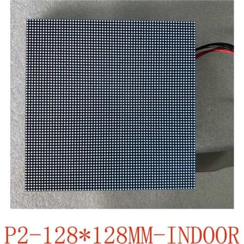 Led panel P2 indoor hd cheap led display adversting small module matrix 64x64 pixels High resolution 1/32 Scan hub75 screen