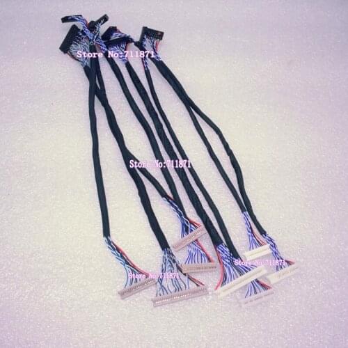 8Pcs Universal LCD Screen Cable Line 1ch 2ch 6bit 8bit 51146 DF14 LCD screen line Commonly used DF14 51146 Lcd panel Cable Wire