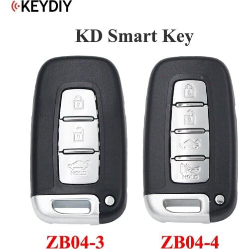 KEYDIY ZB Series Universal Smart Key ZB04-3 ZB04-4 for KD-X2 Car Key Remote Replacement Fit More than 2000 Models