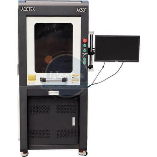 Enclosed fiber laser engraving machine for mental in hot sale in low price